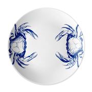 Caskata - Crabs Blue Coupe Dinner Plate