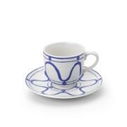 ThemisZ - Serenity Blue Coffee Cup & Saucer Set