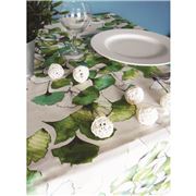 L'Ensoleillade - Biloba Tablecloth Treated Green 120x155cm