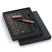 Lamy - Lx Fountain Pen & Notebook Gift Set Rose Gold 2pce