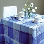 Garnier-Thiebaut - Mille Wax Ocean Tablecloth 180x180cm