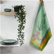 Garnier-Thiebaut - Tea Towel Aloe Vera Vert 56x77cm