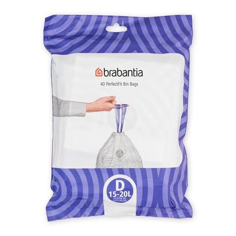 Brabantia - Bin Liner Code D 15/20L Pack 40pce