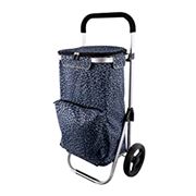 Karlstert - Deluxe Shopping Trolley w/Frame Top Blue Petals