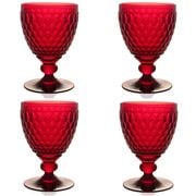 V&B - Boston Water Goblet Red Set 4pce