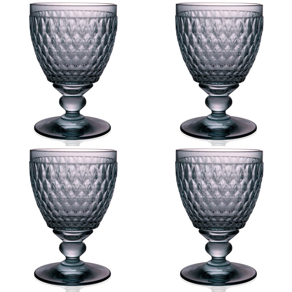 Villeroy & Boch Like Ice Wine Goblet Set Of 2 - Ice Blue Coloured Glass, 270 Ml Capacity
