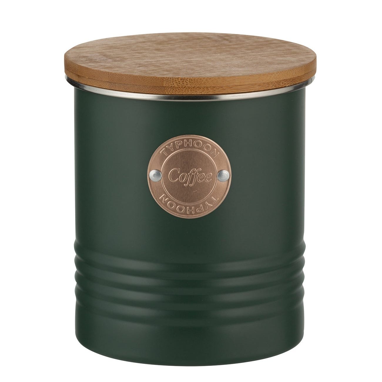 NEW Typhoon Living Coffee Canister Green Steel Seasonal Wrap Now on sale Introduction Carbon 1L