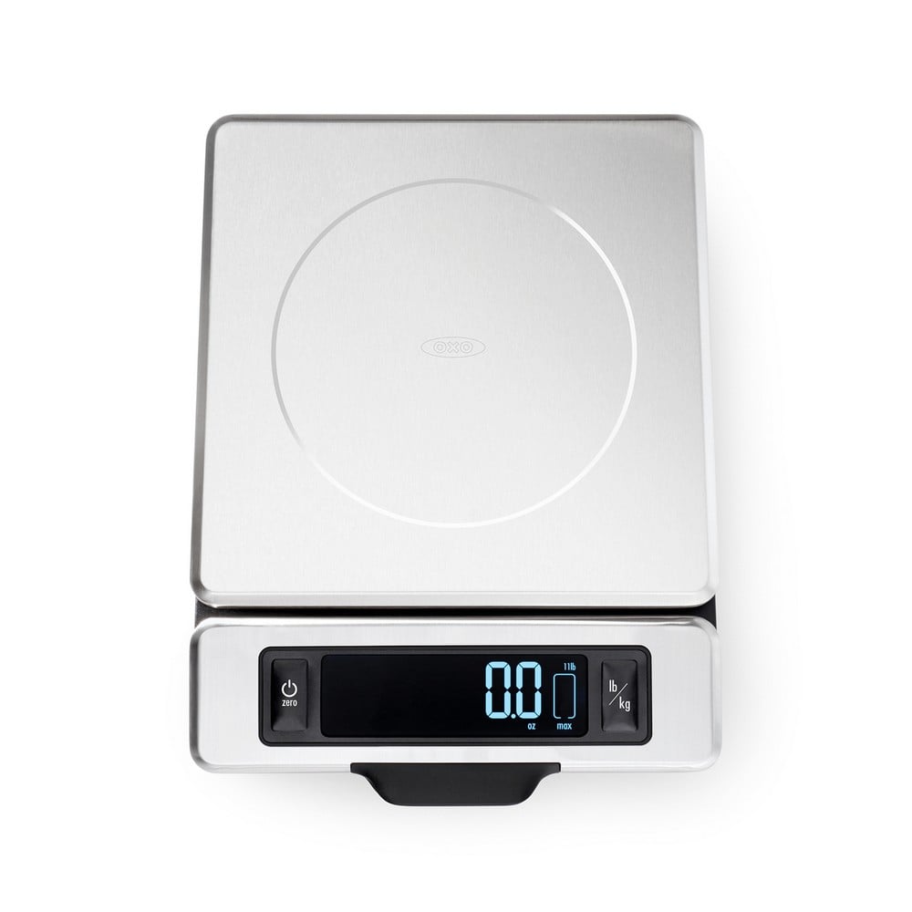 OXO Food Scale with Pull Out Display Stainless Steel Peter's of