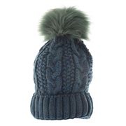Beanie - Essence Cable Knit Adult Beanie Steel