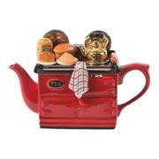 The Teapottery - Aga Style Baking Day Teapot Red Large