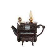 The Teapottery - Piano Teapot Black Medium