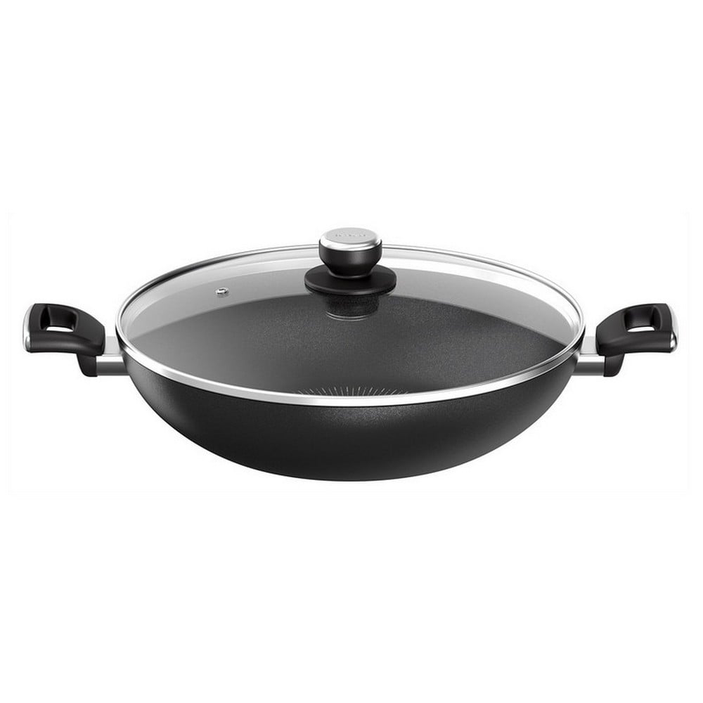 Tefal Unlimited 28cm Non-stick Induction Wok In Black