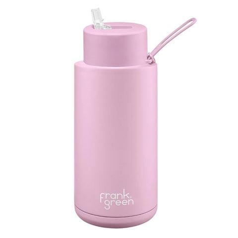 Frank Green - Ceramic Reusable Bottle w/Straw Lid Lilac Haze 1L