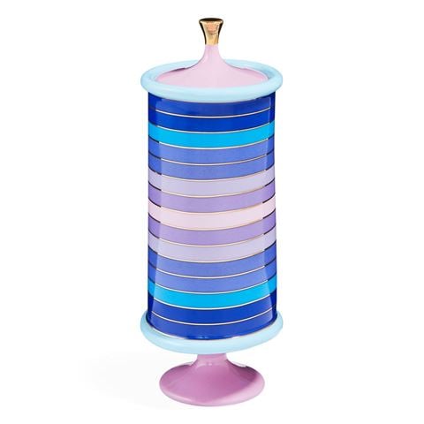 Jonathan Adler Scala Stripe Canister Large - Peter's of Kensington