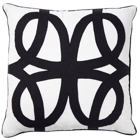 Paloma - Linen Thea Black 50x50cm