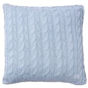 Paloma - Cable Knit Cushion Sky Blue 50x50cm