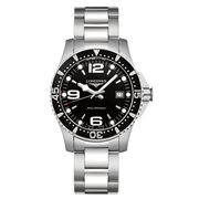 Longines - HydroConquest Black Stainless Steel Watch 41mm