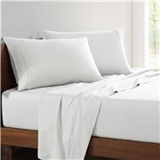 Royal Doulton Bedding - Sateen Sheet White K 500TC Set 4pce