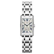 Longines - DolceVita Silver S/Steel Diamond Watch 20.8x32mm