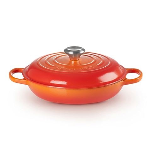 Le Creuset Signature Shallow Casserole Volcanic 26cm/2.2L - Peter's of Kensington