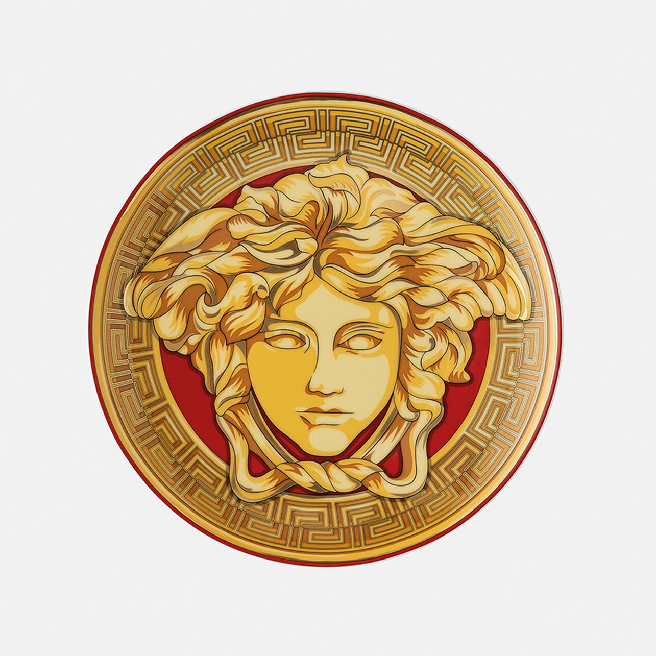 Rosenthal - Versace Holiday Medusa Amplified Golden Coin Plate 17cm ...