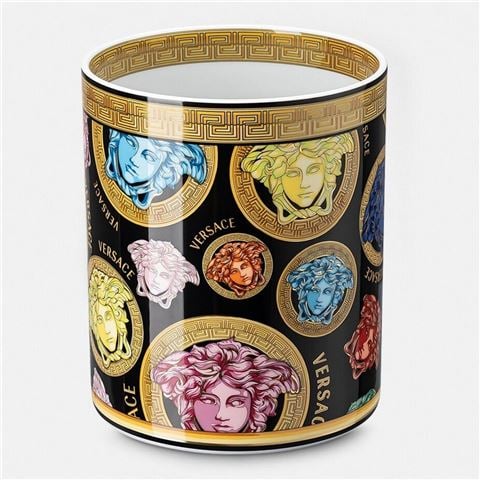 Versace Medusa Amplified Multicoloured Vase 18cm - Peter's of Kensington