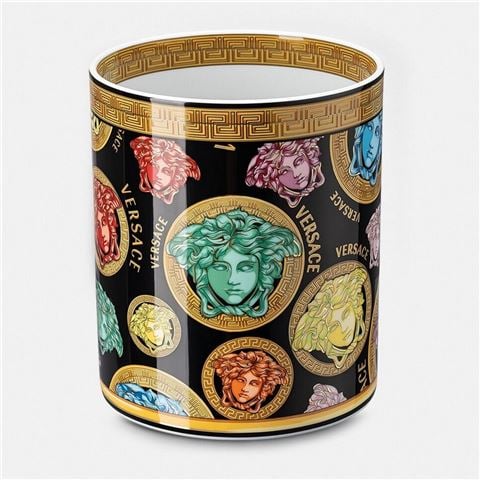 Versace Medusa Amplified Multicoloured Vase 18cm - Peter's of Kensington