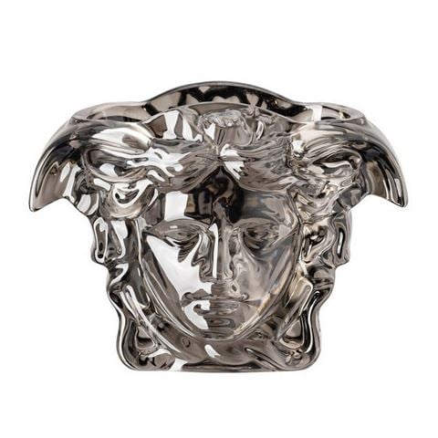 Versace Medusa Grande Vase Black 19cm - Peter's of Kensington