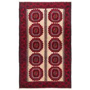 The Handmade Collection - Balouchi Rug Nude Red 185x110cm