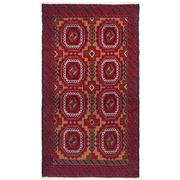 The Handmade Collection - Balouchi Rug Red Black 190x105cm