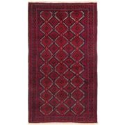 The Handmade Collection - Balouchi Rug Red Black 170x90cm