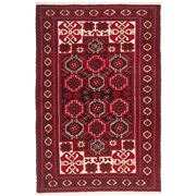 The Handmade Collection - Balouchi Rug Red Black 185x105cm