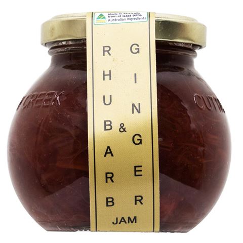 Cuttaway Creek - Rhubarb & Ginger Jam 220g