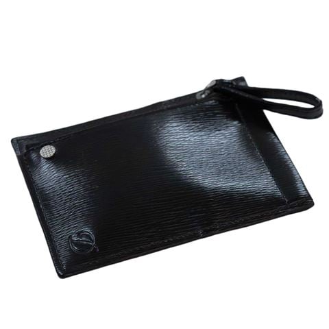 Dupont - Key Wallet w/Diamond Head Palladium Stud Black