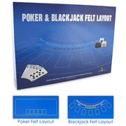 Jackpot - Poker & Blackjack Felt Layout