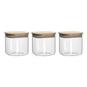 Ecology - Pantry Square Canister 10.5cm Set 3pce