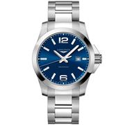 Longines - Conquest Blue Dial Stainless Steel Watch 43mm