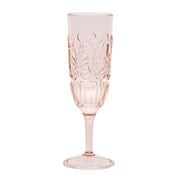 Flair Decor - Scallop Acrylic Champagne Flute Pink