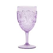 Flair Decor - Acrylic Wine Glass Scallop Lavender