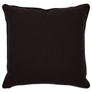Cafe Lighting - Libby Square Feather Cushion Black Linen