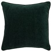 Cafe Lighting - Serene Square Feather Cushion Forest Green