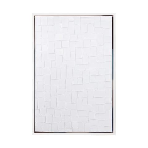 Cafe Lighting Mosaic Blanco Canvas Painting - Peter's of Kensington