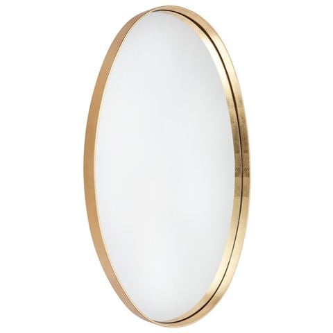 Cafe Lighting - Lucille Oval Wall Mirror Gold Leaf