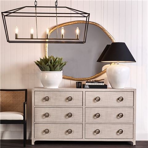 Cafe Lighting - Tasman Round Wall Mirror