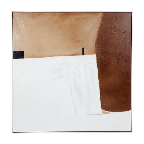 Cafe Lighting - Ochre Dream Oil On Canvas Painting