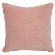 Cafe Lighting - Sass Square Feather Cushion Blush Velvet