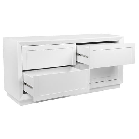 Cafe Lighting Balmain Oak Chest White - Peter's of Kensington