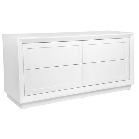 Cafe Lighting Balmain Oak Chest White - Peter's of Kensington