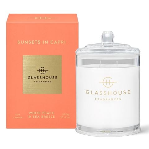 Glasshouse - Sunsets In Capri Candle 380g