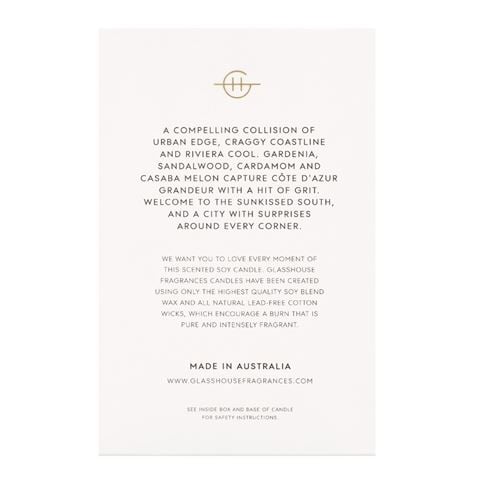 Glasshouse - Marseille Memoir Candle 60g